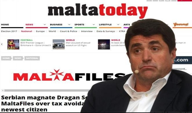 suvlasnik kablovske kuće SBB Dragan Šolak kupio je pasoš te zemlje kroz Individualni investicioni program za 650.000 evra. Prema informacijama koje je otkrio portal „Malta Today”, Šolakovo ime se pojavilo u dokumentima projekta „Malteški papiri”